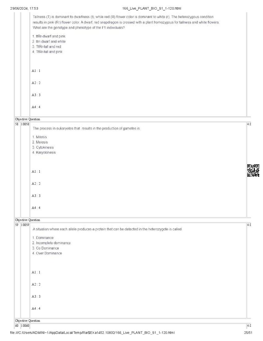 ICAR AIEEA PG 2024 Question Paper PDF (20 Subjects + Answer Key)
