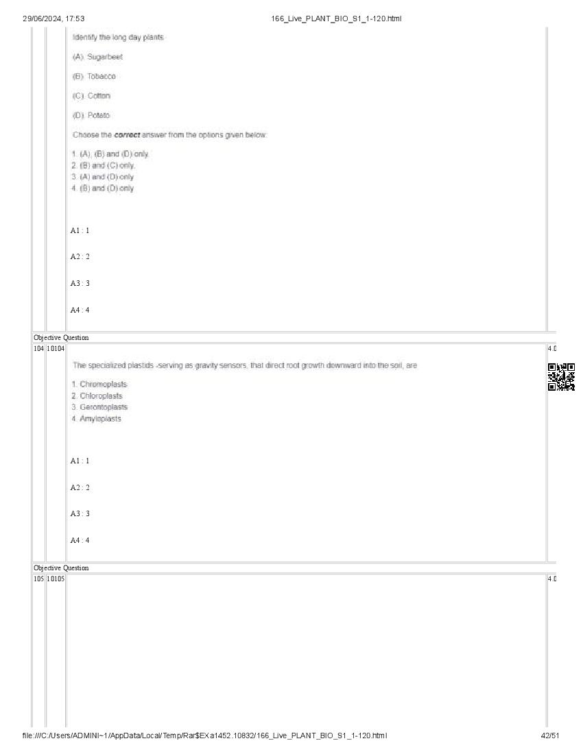ICAR AIEEA PG 2024 Question Paper PDF (20 Subjects + Answer Key)