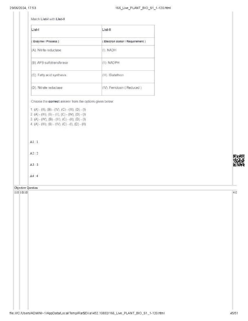 ICAR AIEEA PG 2024 Question Paper PDF (20 Subjects + Answer Key)