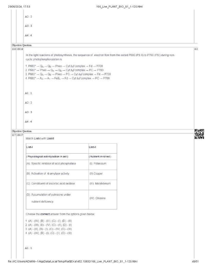 ICAR AIEEA PG 2024 Question Paper PDF (20 Subjects + Answer Key)