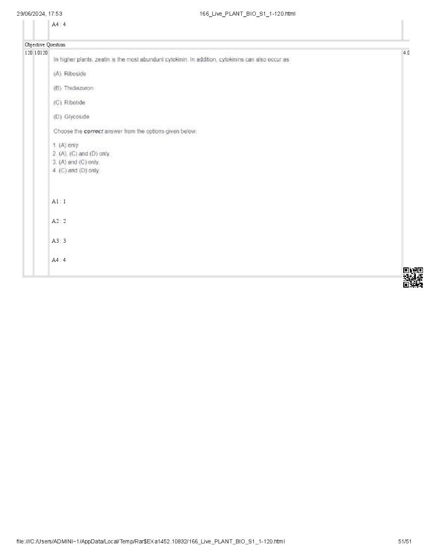 ICAR AIEEA PG 2024 Question Paper PDF (20 Subjects + Answer Key)