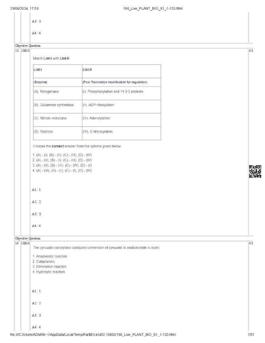 ICAR AIEEA PG 2024 Question Paper PDF (20 Subjects + Answer Key)