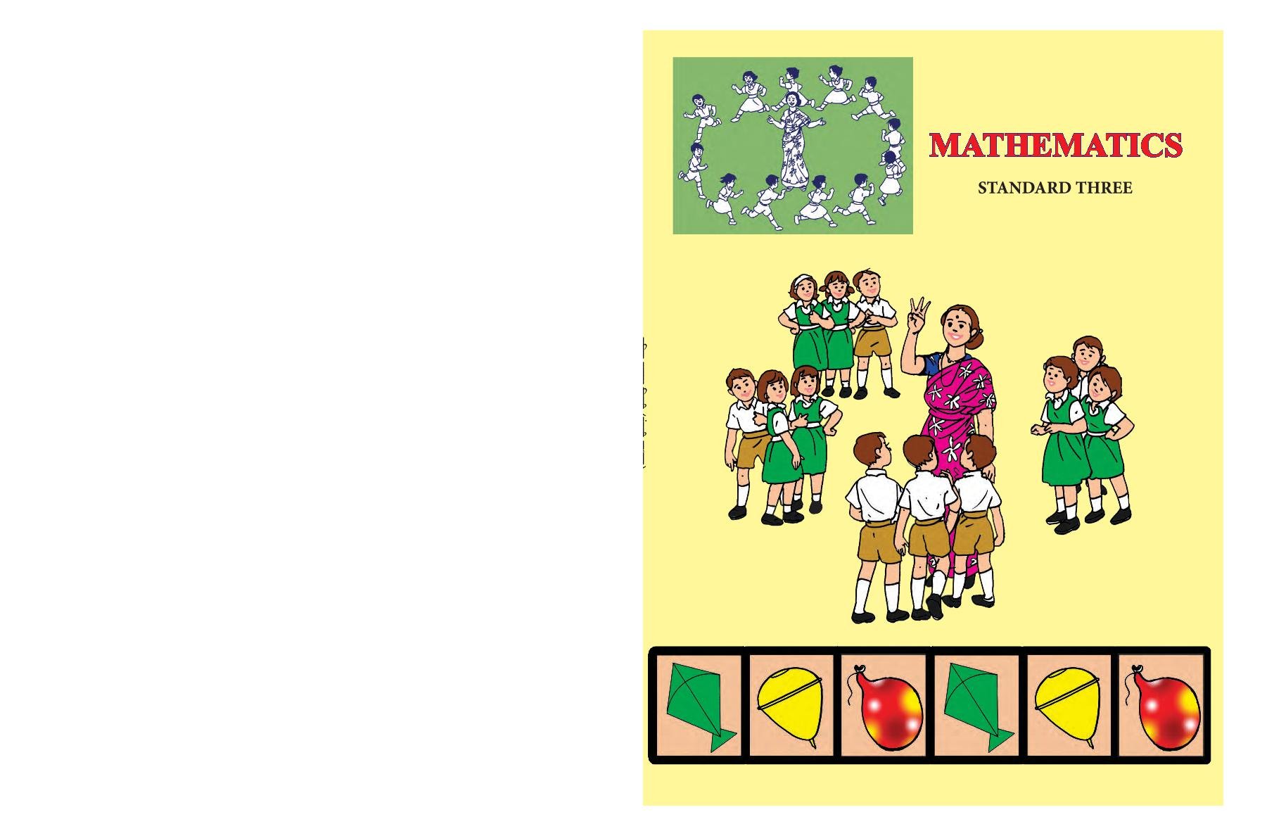 Maharashtra Board 3rd Std Maths Textbook - Page 1