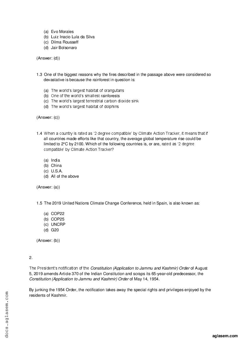 CLAT Sample Paper 2023 (PDF) - Download Here