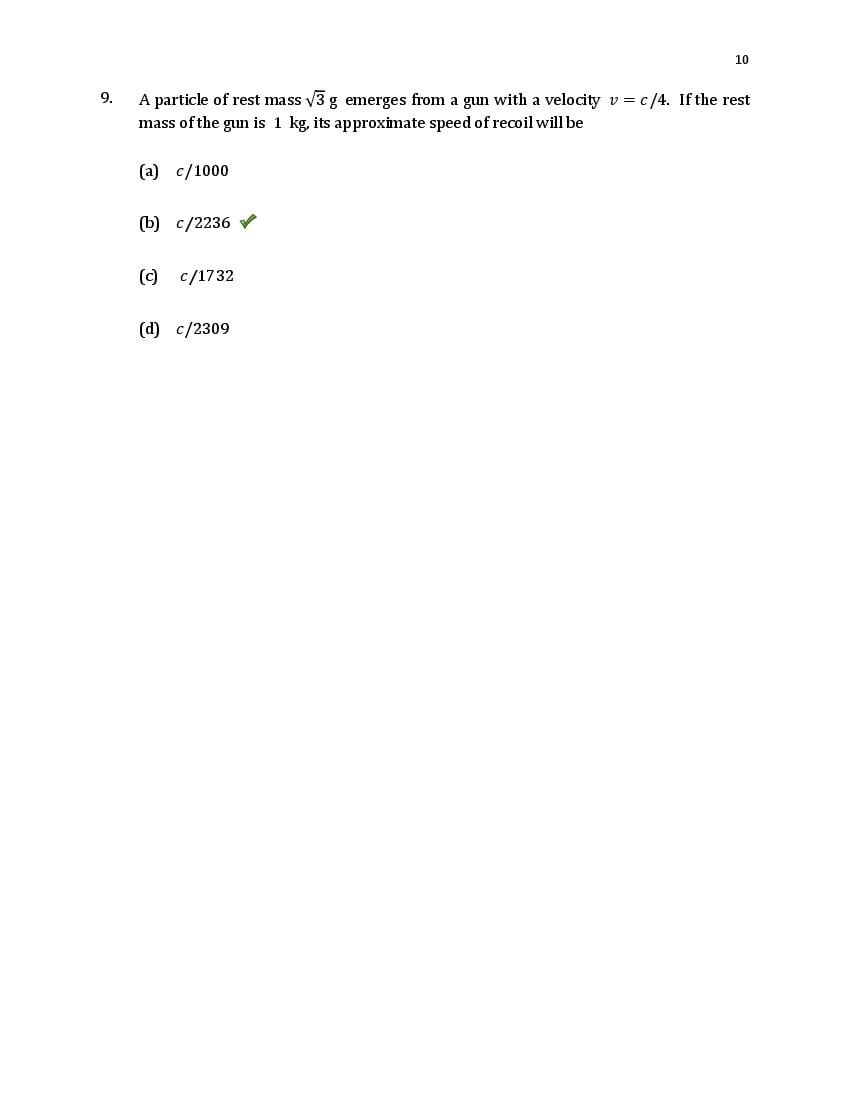 TIFR GS 2020 Question Paper PDF (6 Papers incl. Wildlife Biology)