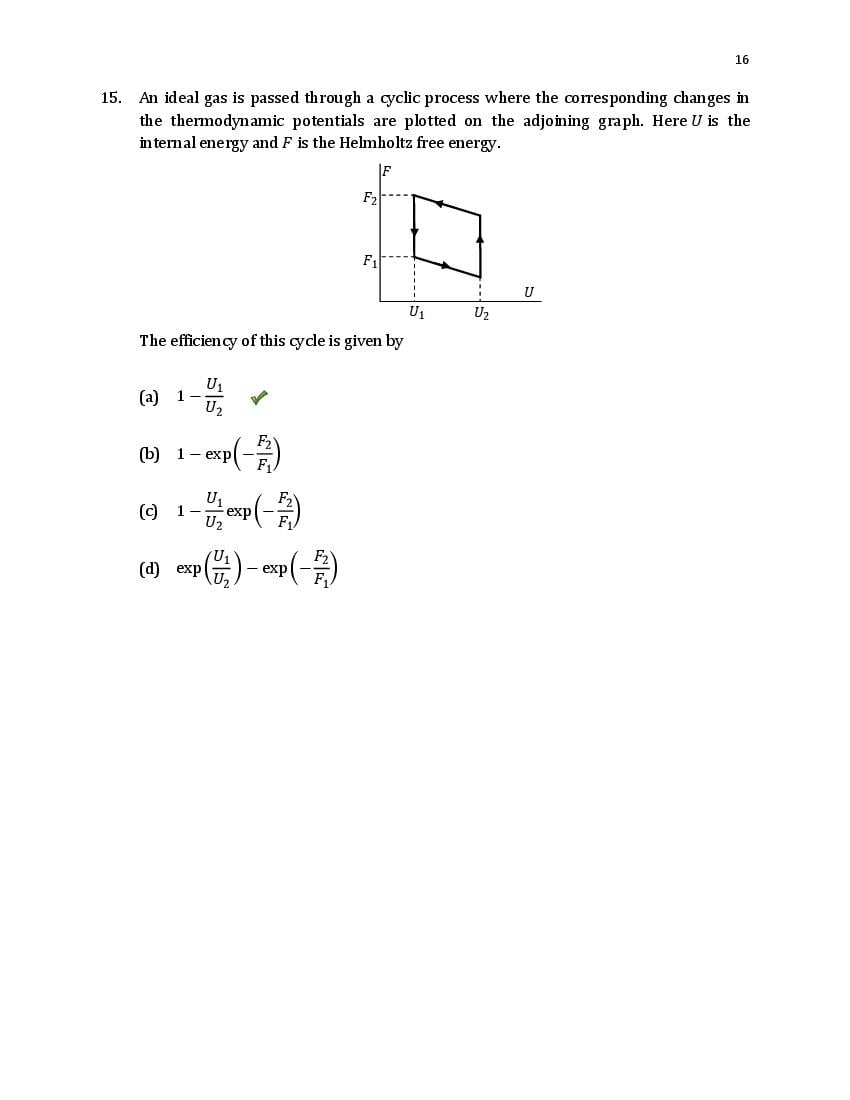 TIFR GS 2020 Question Paper PDF (6 Papers incl. Wildlife Biology)