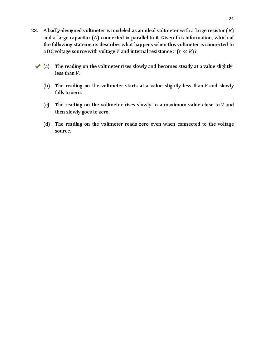 TIFR GS 2020 Question Paper PDF (6 Papers incl. Wildlife Biology)