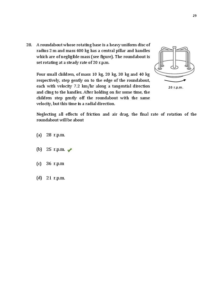 TIFR GS 2020 Question Paper PDF (6 Papers incl. Wildlife Biology)