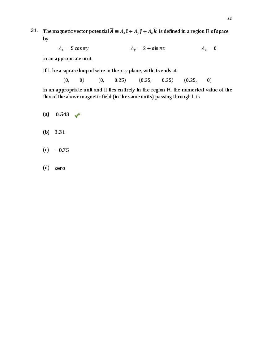 TIFR GS 2020 Question Paper PDF (6 Papers incl. Wildlife Biology)