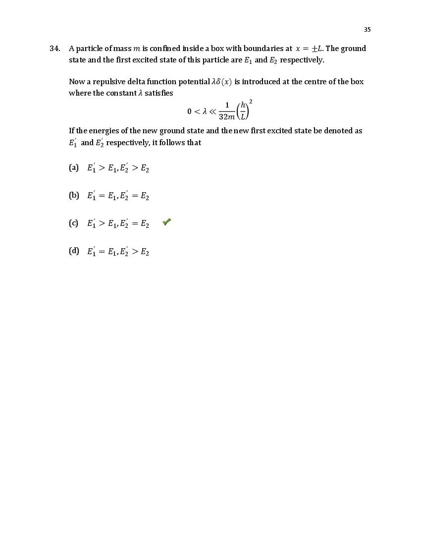TIFR GS 2020 Question Paper PDF (6 Papers incl. Wildlife Biology)