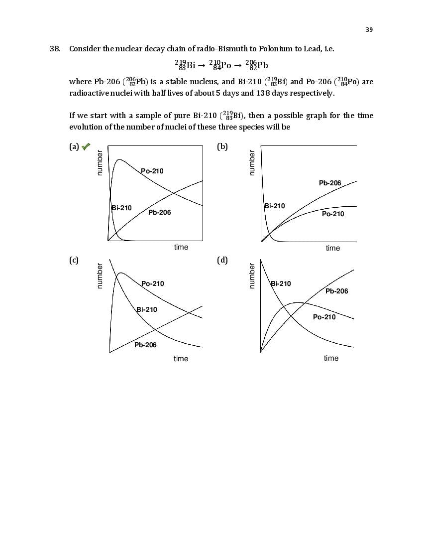 TIFR GS 2020 Question Paper PDF (6 Papers incl. Wildlife Biology)