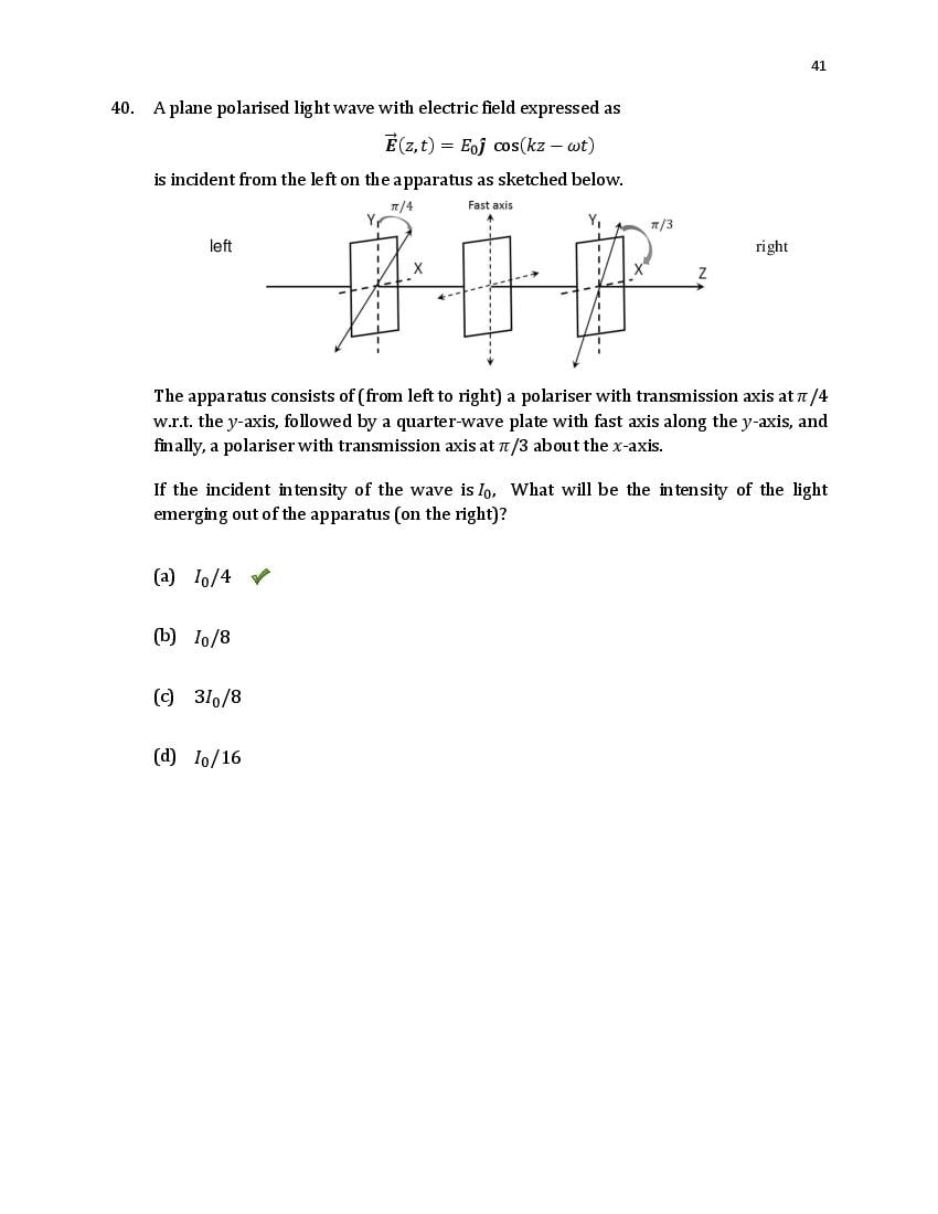 TIFR GS 2020 Question Paper PDF (6 Papers incl. Wildlife Biology)