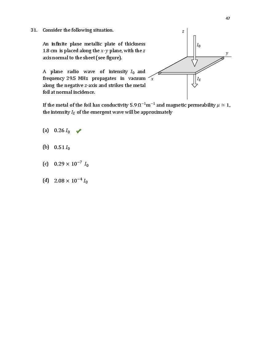 TIFR GS 2020 Question Paper PDF (6 Papers incl. Wildlife Biology)