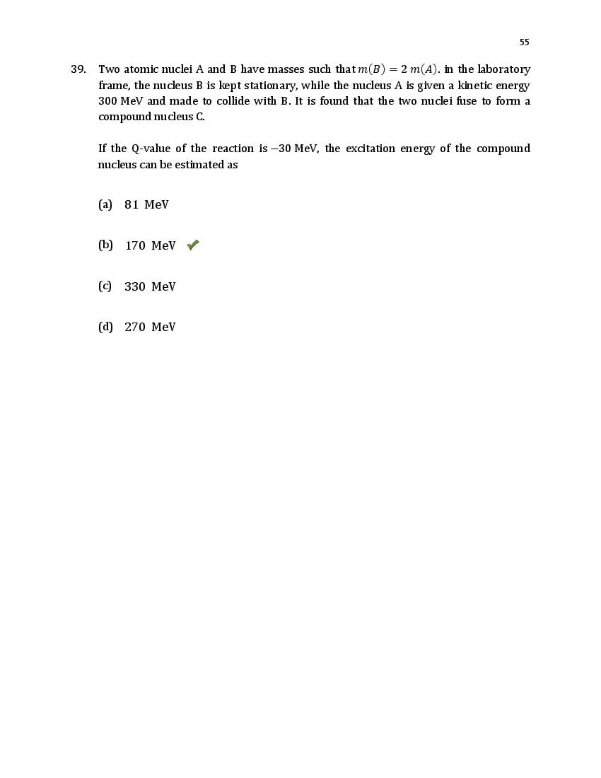TIFR GS 2020 Question Paper PDF (6 Papers incl. Wildlife Biology)