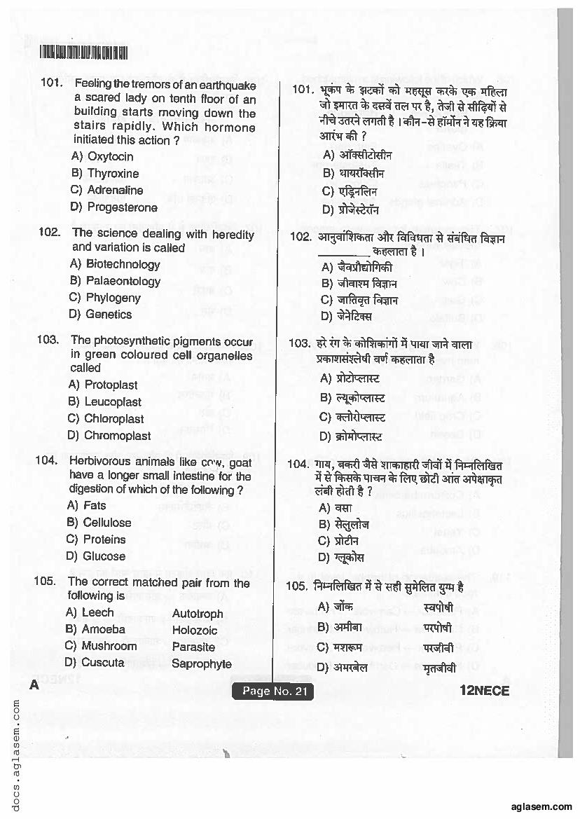 Jharkhand ANM GNM 2018 Question Paper PDF with Answers