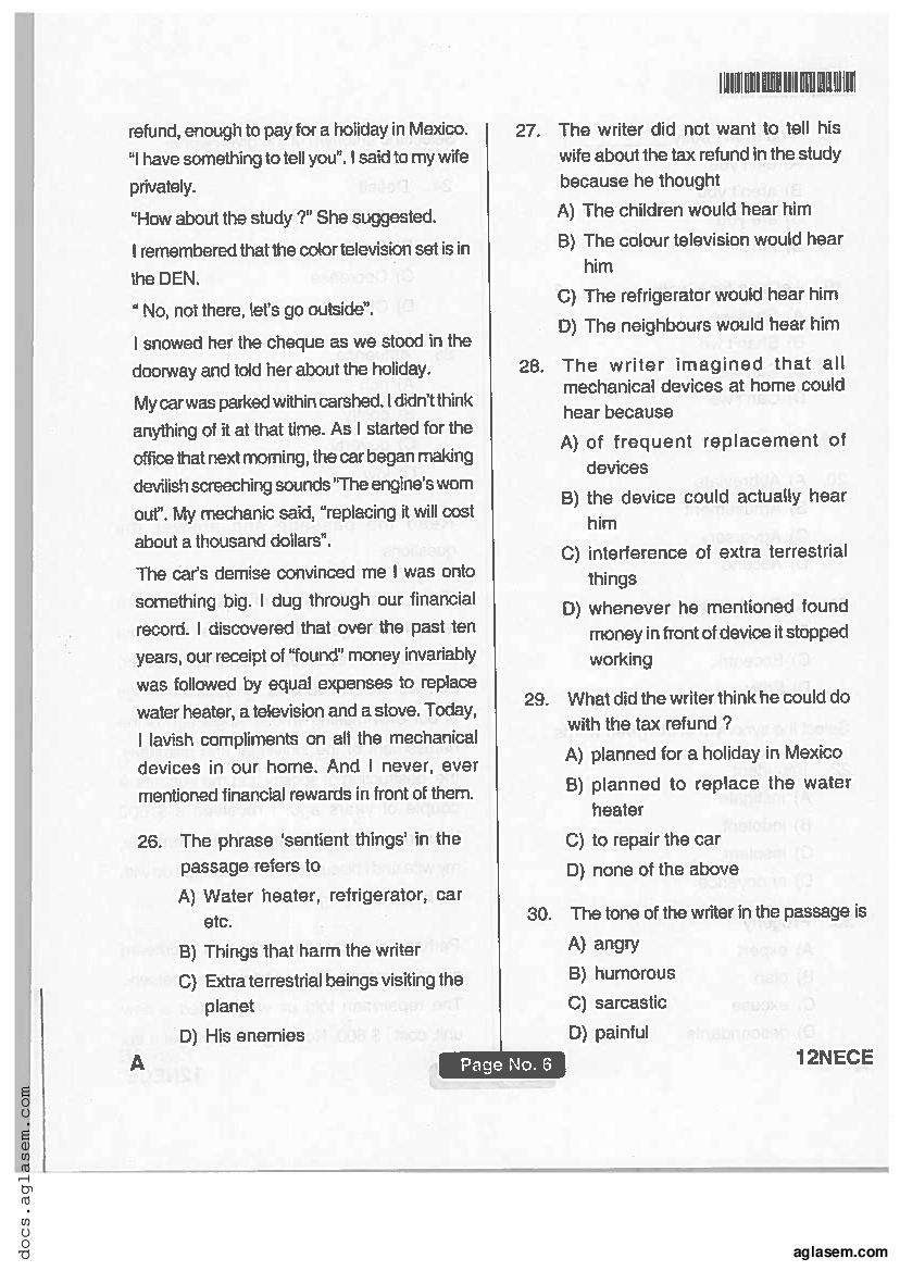 Jharkhand ANM GNM 2018 Question Paper PDF with Answers