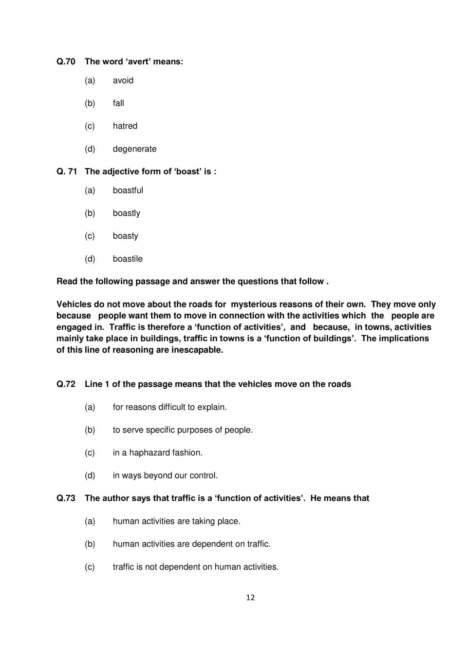 AISSEE 2018 Class 9 Question Paper – Download PDF