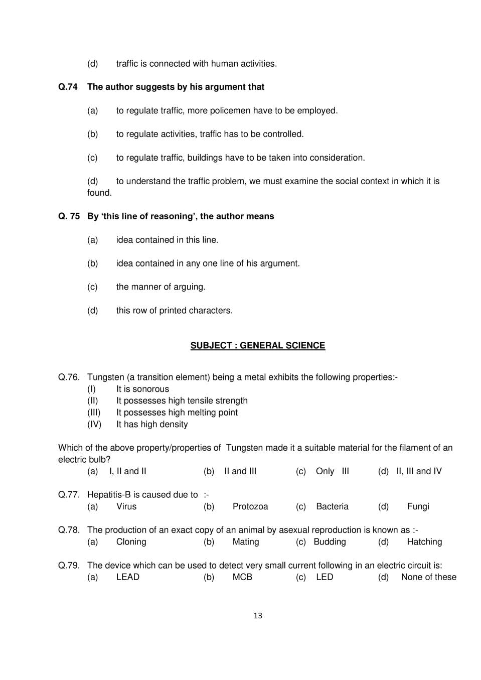AISSEE 2018 Class 9 Question Paper – Download PDF