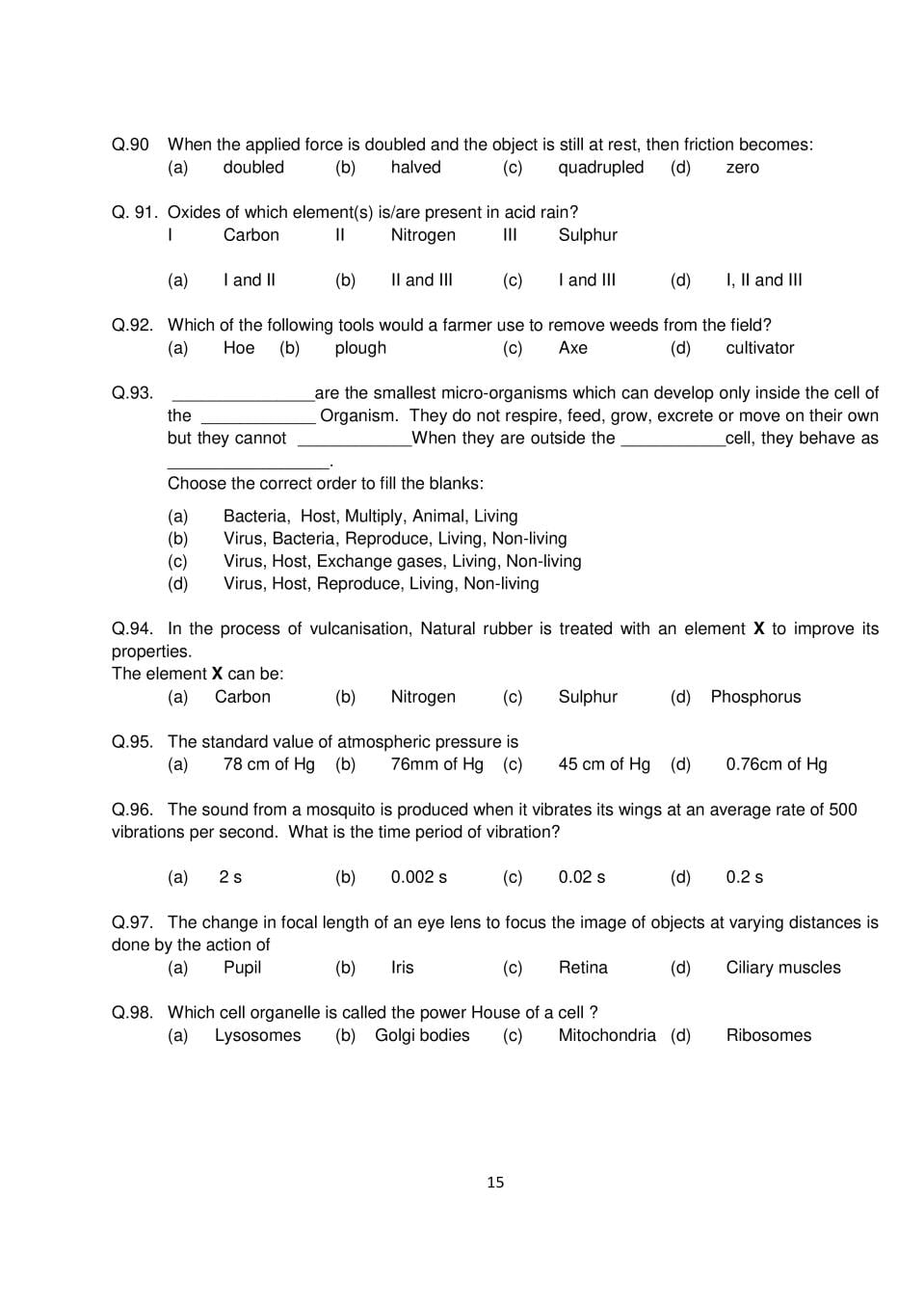 AISSEE 2018 Class 9 Question Paper – Download PDF