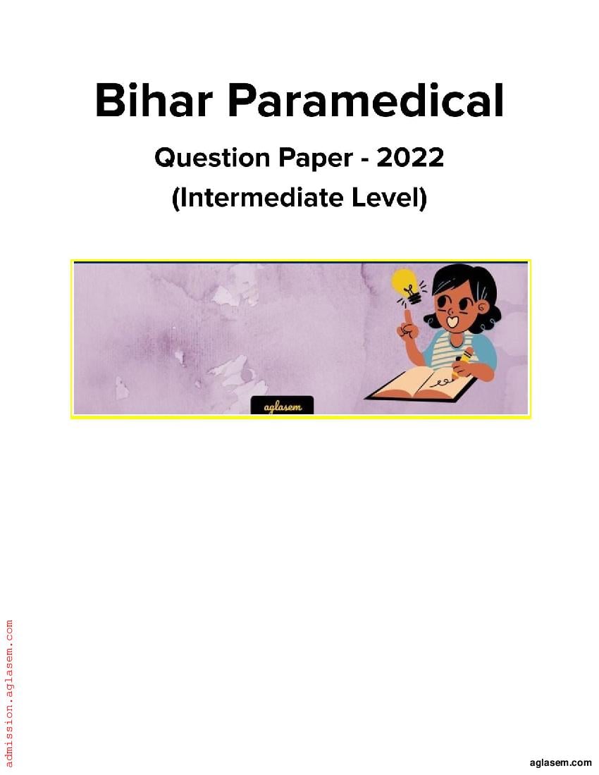 Bihar DCECE PM 2022 Question Paper - Page 1