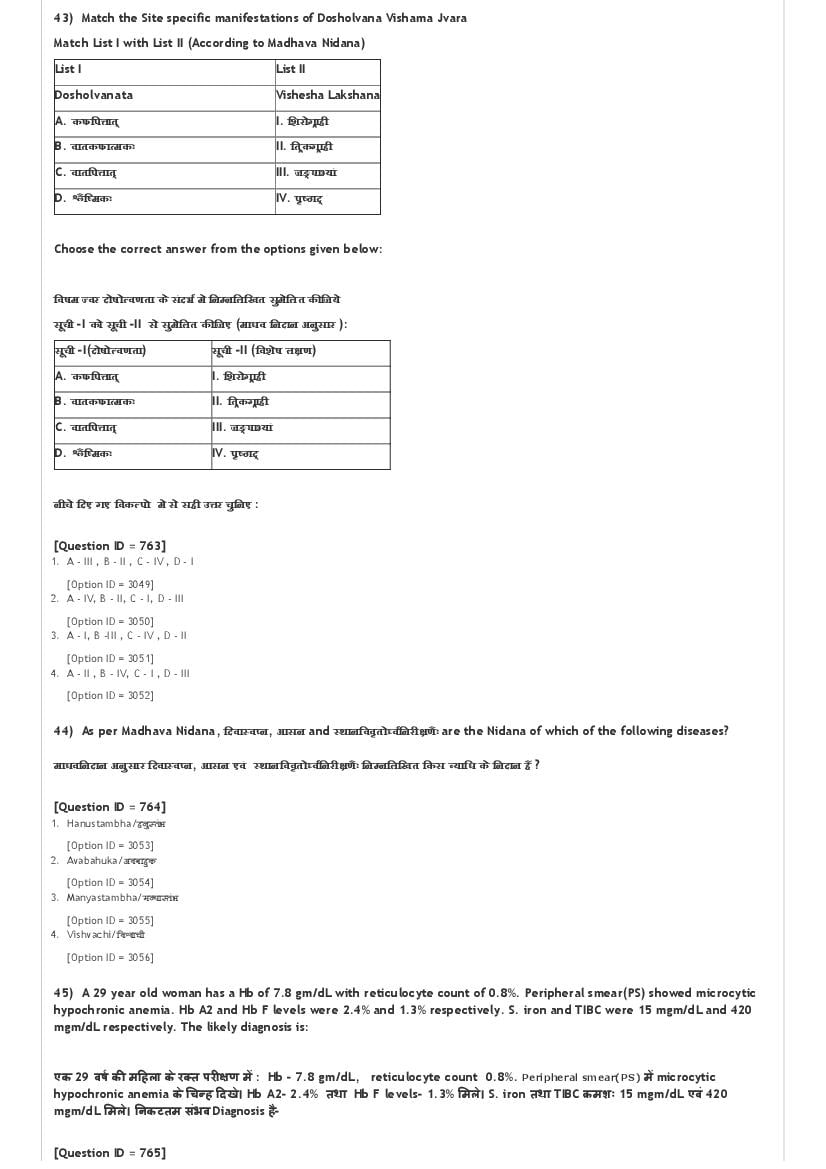 AIAPGET 2021 Question Paper PDF with Final Answer Key (4 Subjects)
