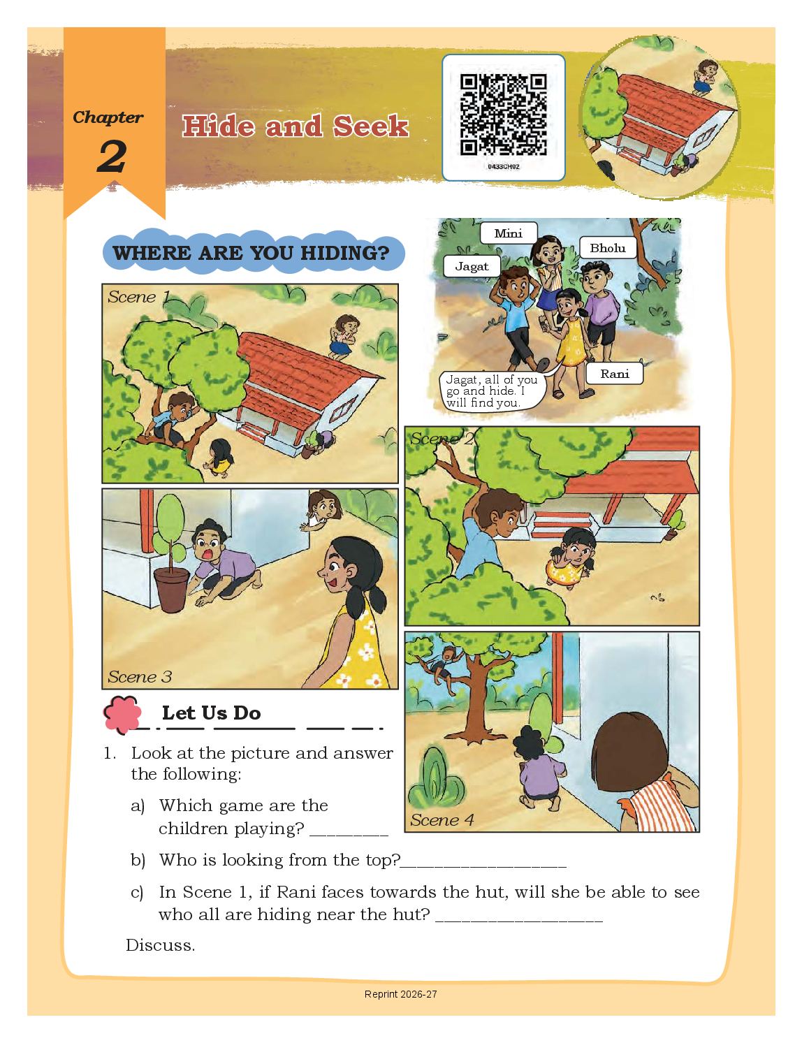 NCERT Book Class 4 Mathematics (Math Mela) Chapter 2 Hide and Seek - Page 1 of 10