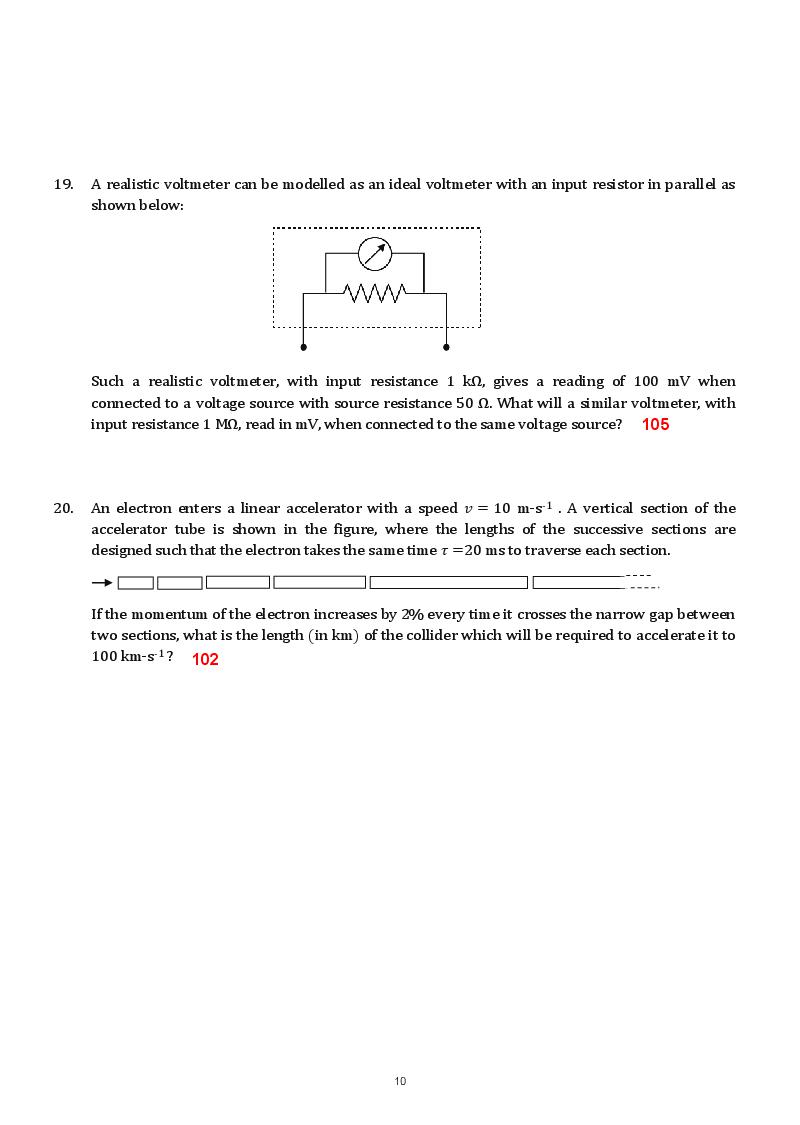 TIFR GS 2018 Question Paper PDF (8 Papers, Sets X and Y)