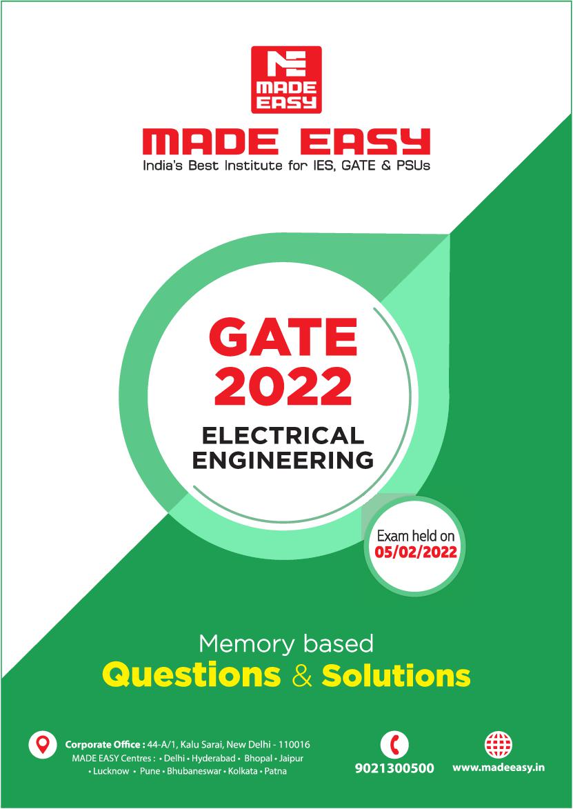 GATE 2022 EE Answer Key by Made Easy - Page 1