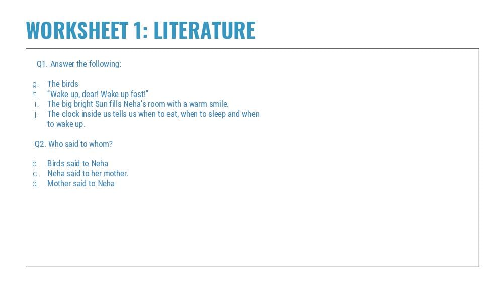 Teaching Material for Class 4 English – NCERT CBSE Handbook for Teachers