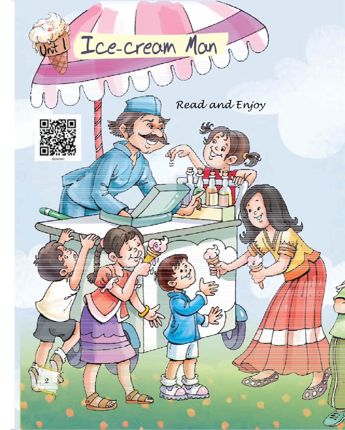 NCERT Book Class 5 English (Marigold) Chapter 1 Ice-cream Man; Wonderful Waste! - Page 1