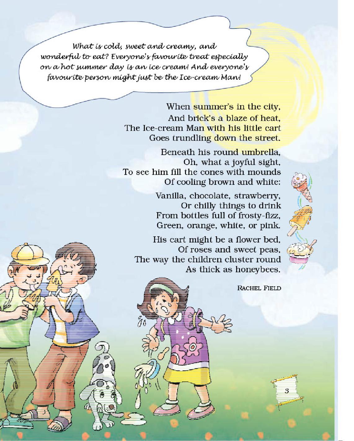 ncert-book-class-5-english-chapter-1-ice-cream-man