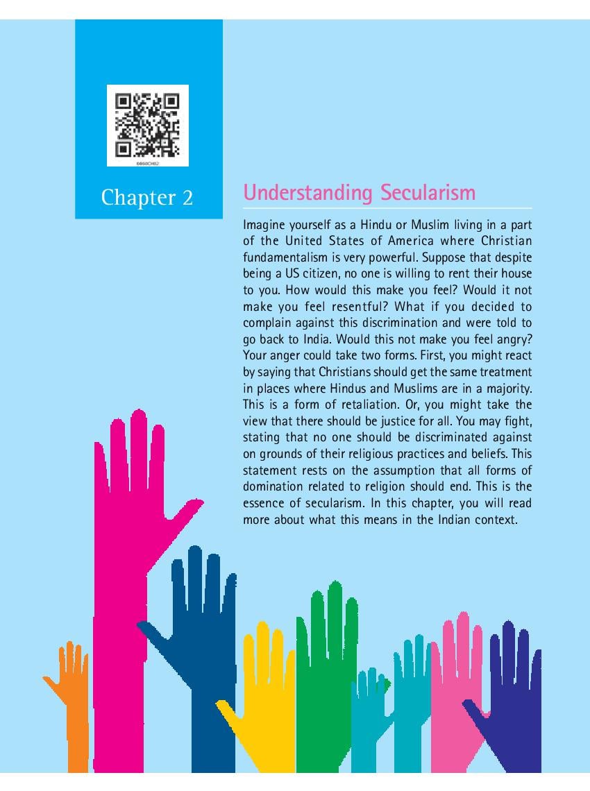 NCERT Book Class 8 Social Science (Civics) Chapter 2 Understanding Secularism - Page 1