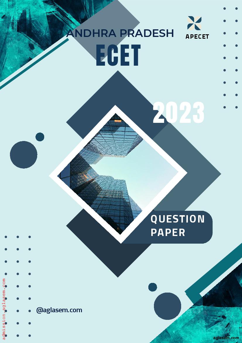 AP ECET 2023 Question Paper with Answer Key Chemical Engineering - Page 1