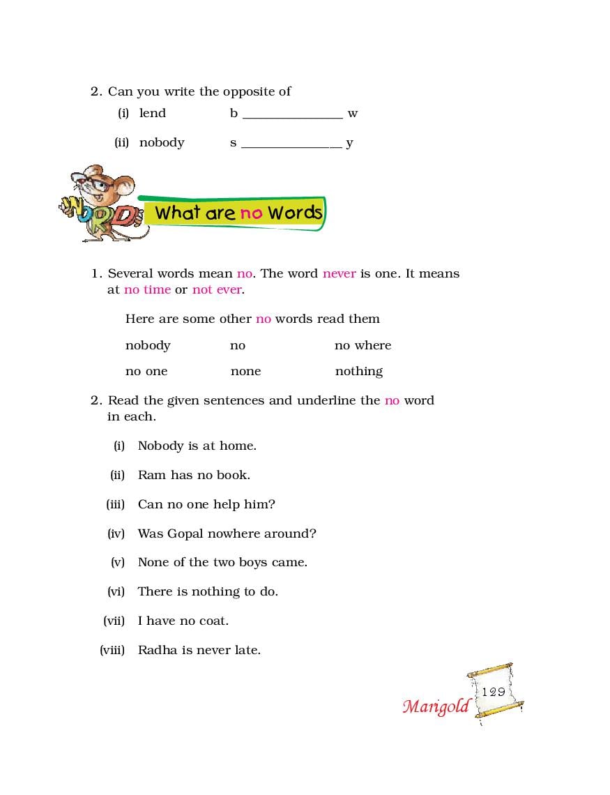The Little Bully Class 5 Notes CBSE English Chapter 8 [PDF]