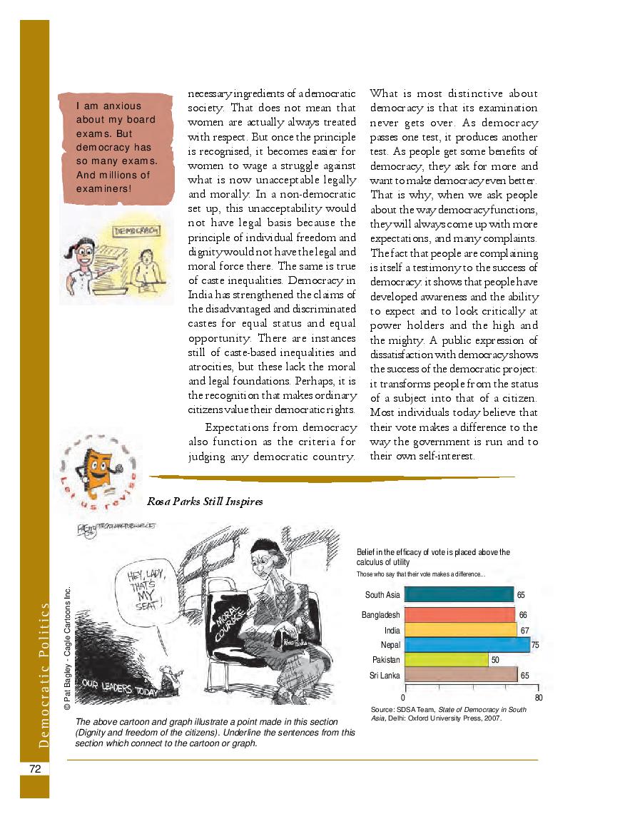 NCERT Book Class 10 Social Science Chapter 5 Outcomes of Democracy (PDF ...