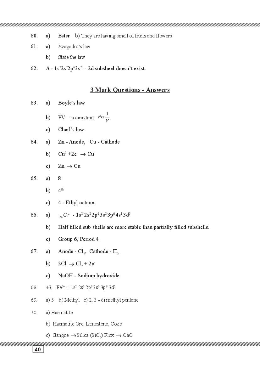 Kerala SSLC Chemistry (Malayalam Medium) Question Pool (PDF)