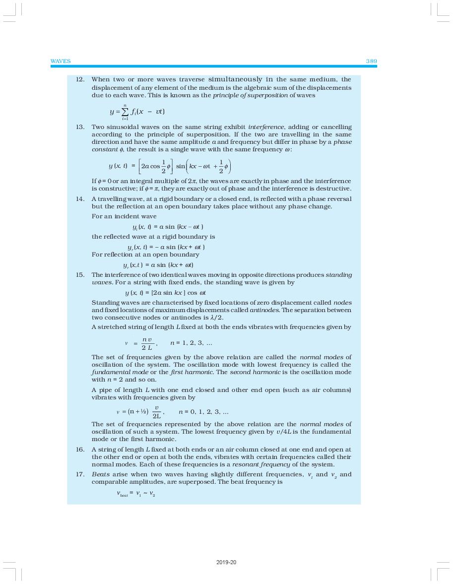 Ncert Book Class 11 Physics Chapter 15 Waves 2561