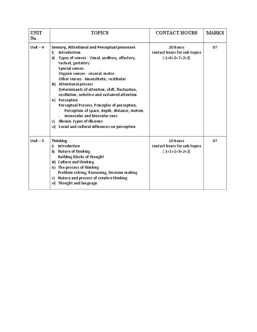 WBCHSE Class 11 Psychology Syllabus 2024 (PDF) - West Bengal Board ...