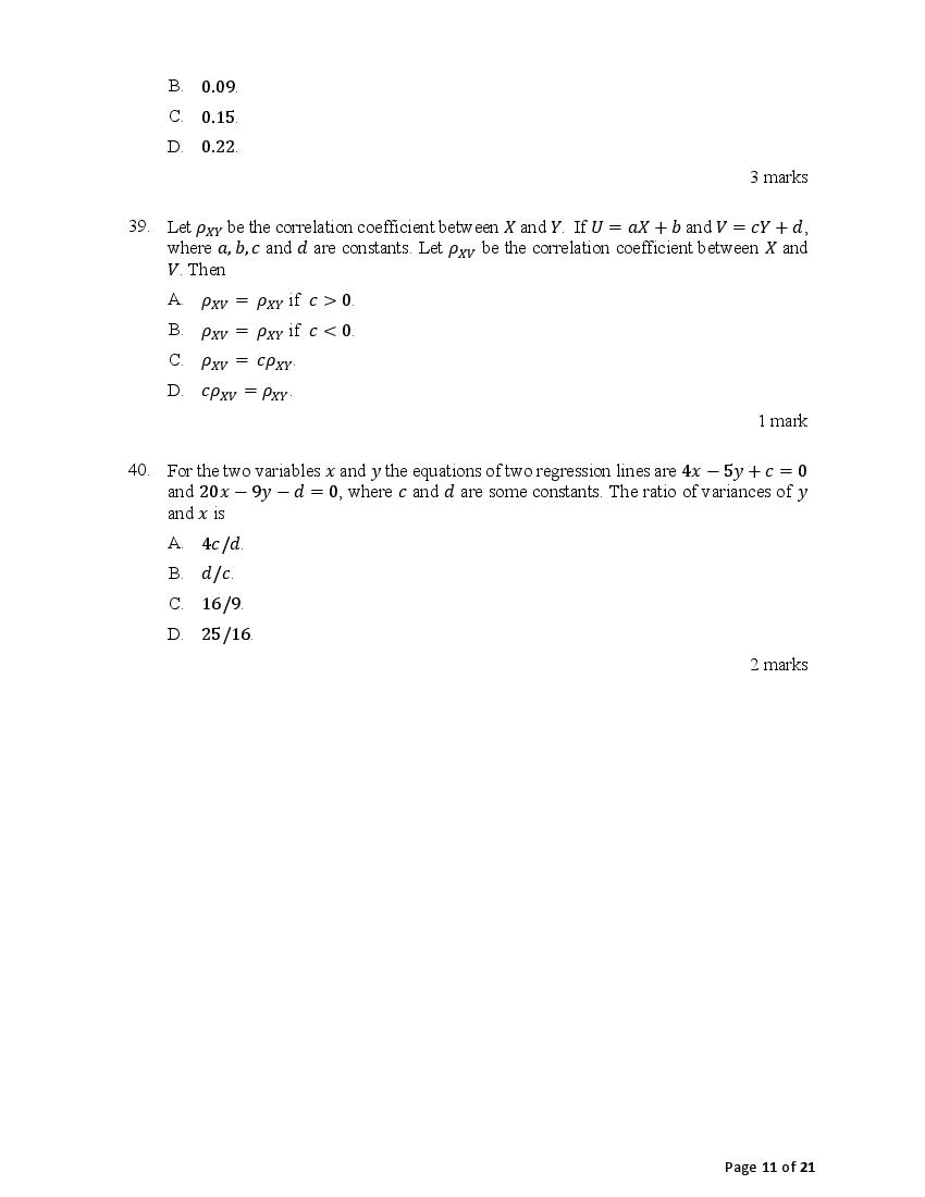 ACET 2021 Question Paper PDF with Solution (January 2021)