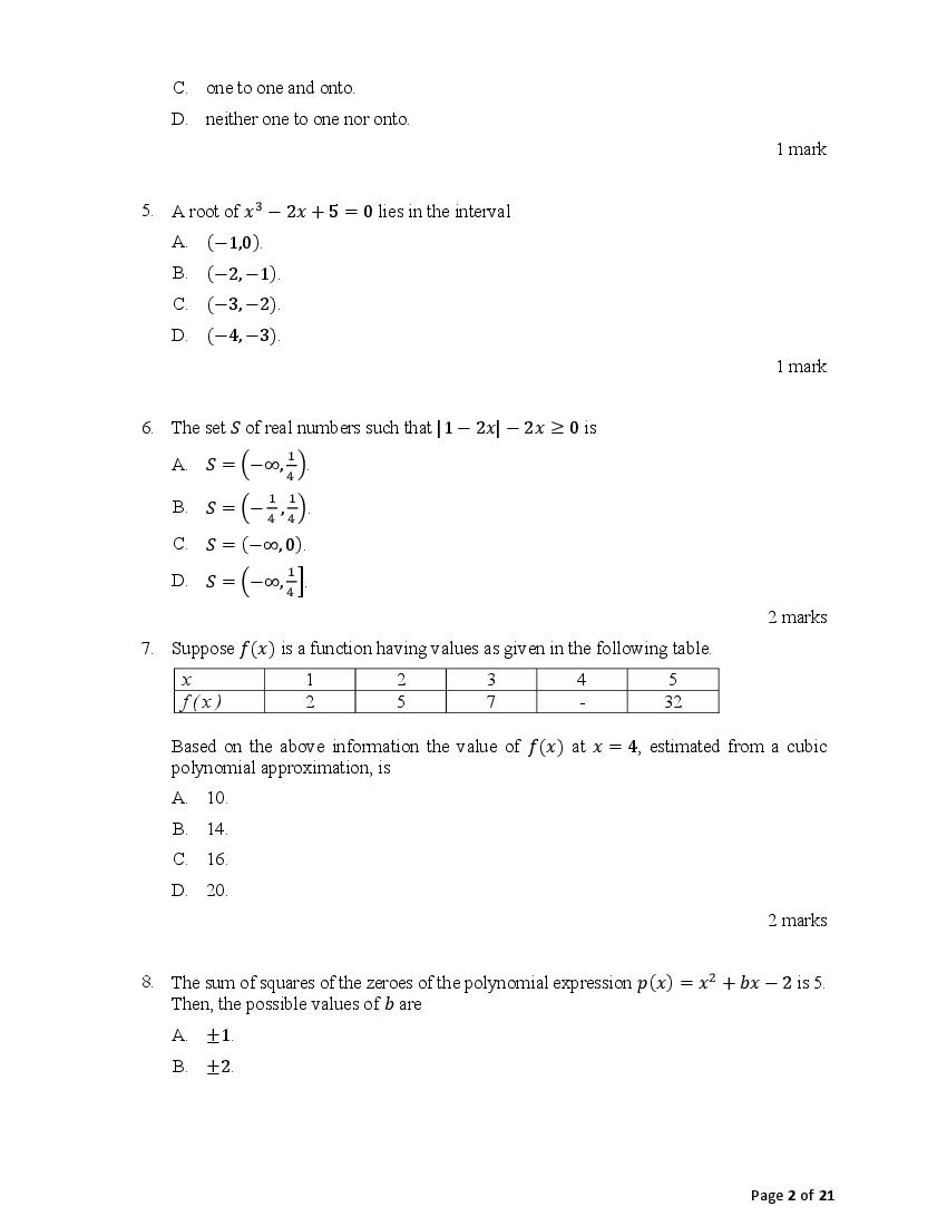 ACET 2021 Question Paper PDF with Solution (January 2021)