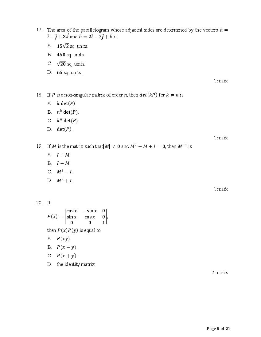 ACET 2021 Question Paper PDF with Solution (January 2021)