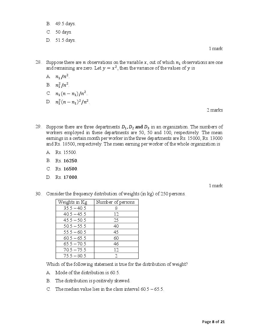 ACET 2021 Question Paper PDF with Solution (January 2021)