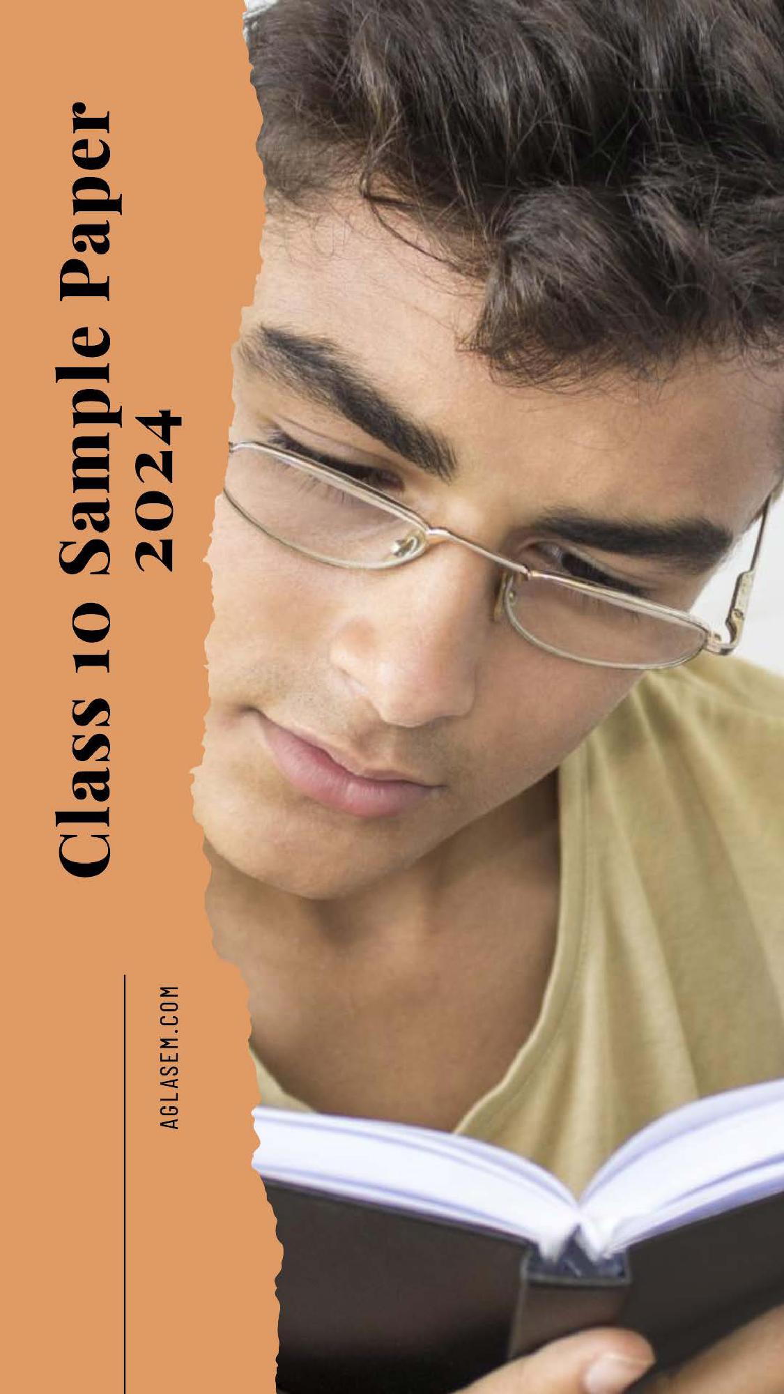 Class 10 Sample Paper 2024 Hindi - Page 1