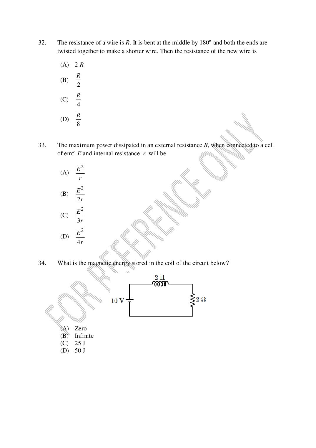 CUSAT CAT 2025 Question Papers PDF (B.Tech Shifts 1 to 4, 24 Papers)