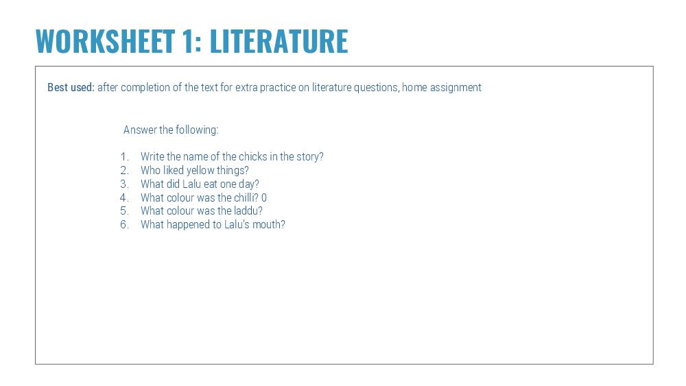 Teaching Material for Class 1 English – NCERT CBSE Handbook for Teachers