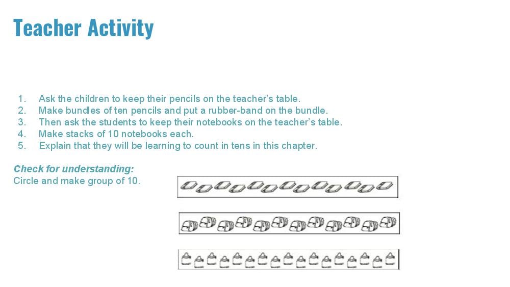 Teaching Material for Class 1 Maths – NCERT CBSE Handbook for Teachers