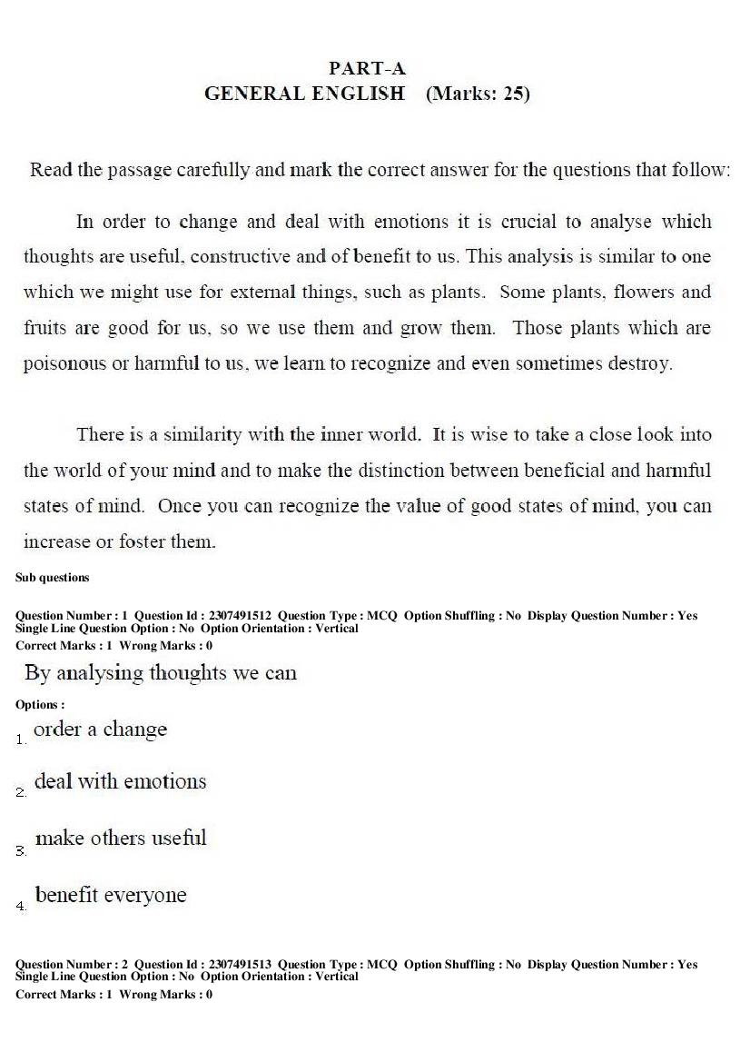 TS EdCET 2019 Question Paper PDF (5 Methodology Papers)