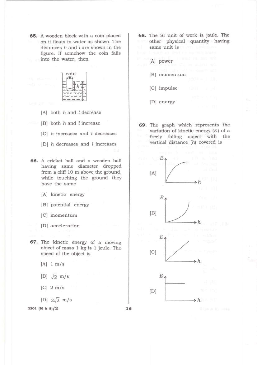 APJEE 2022 Question Paper - Download PDF - AglaSem Admission