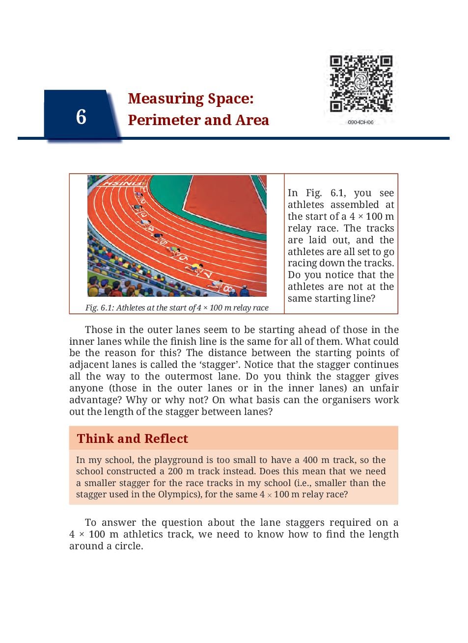 NCERT Book Class 9 Mathematics Chapter 6 Measuring Space: Perimeter and Area - Page 1 of 37