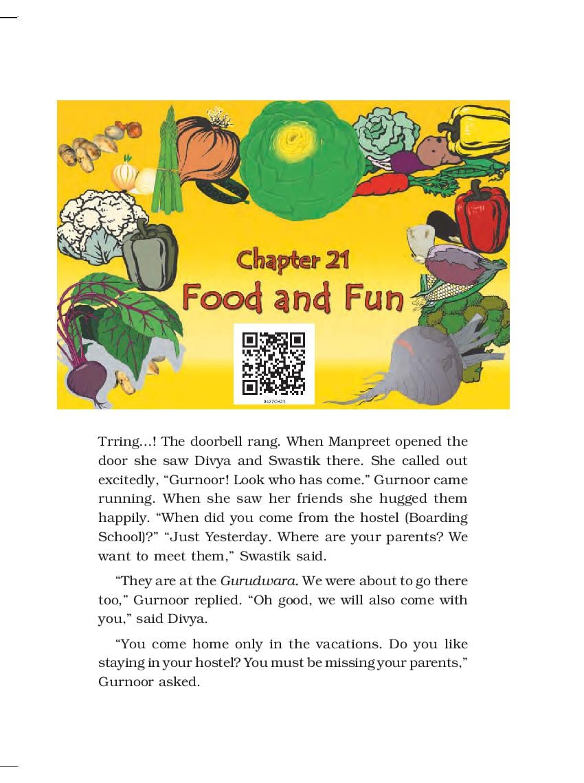 NCERT Book Class 4 EVS Chapter 21 Food and Fun - Page 1